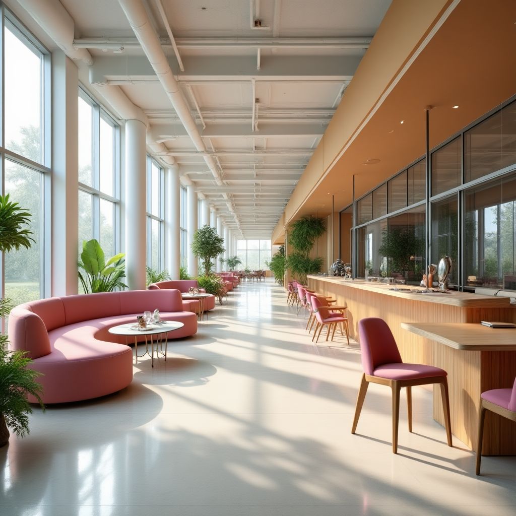 Espace de travail créatif pour entreprise technologique